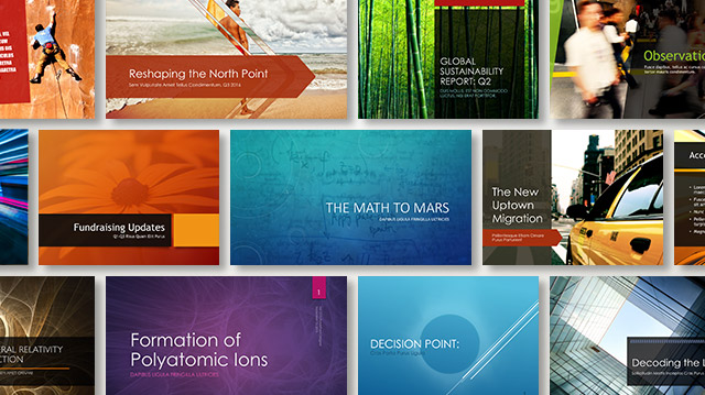 PowerPoint Designer Sample Slides